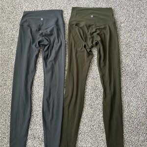 Lululemon align 28’ leggings. 2 for 1!
